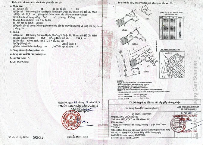 Bán Nhà Mặt Tiền 440 Sư Vạn Hạnh, Phường Vườn Lài