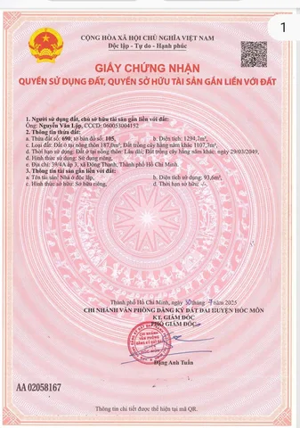 Bán Nhà riêng 1294.7m2 có sẵn 187 m2 thổ cư tại Đường Nhị Bình 17 Xã Nhị Bình Huyện Hóc Môn TP. Hồ Chí Minh.siêu hót.