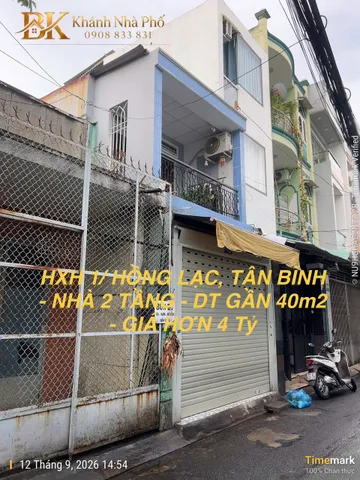 🏠 HXH 1/ HỒNG LẠC, TÂN BÌNH - NHÀ 2 TẦNG - DT GẦN 40m2 - GIÁ HƠN 4TỶ 🌸🌸