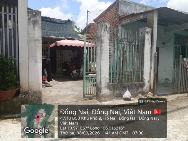 Bán Nhà riêng 111.5m2 có sẵn 111.5 m2 thổ cư giá 5.9 tỷ tại Phường Tân Hòa Thành phố Biên Hòa Đồng Nai