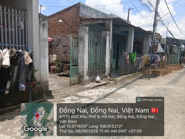 Bán Nhà riêng 111.5m2 có sẵn 111.5 m2 thổ cư giá 5.9 tỷ tại Phường Tân Hòa Thành phố Biên Hòa Đồng Nai