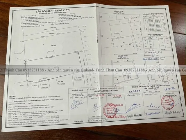 Bán Đất 773m2 có sẵn 662 m2 thổ cư giá 24.5 tỷ tại Đường Lê Văn Khương Phường Hiệp Thành Quận 12 TP. Hồ Chí Minh