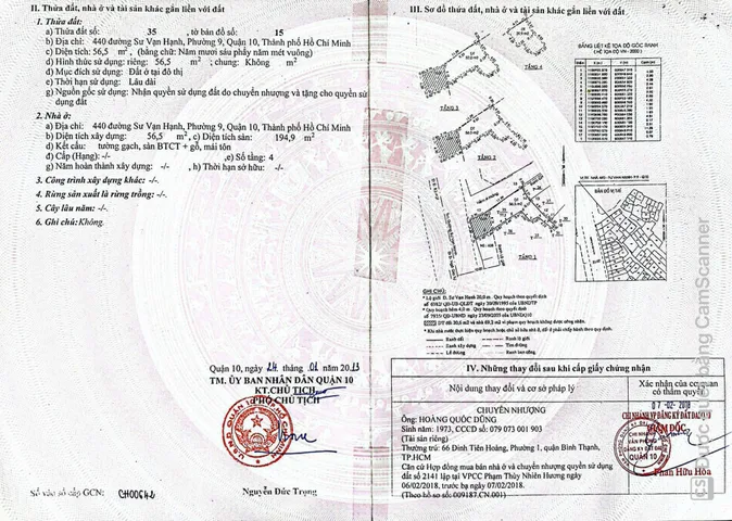 Bán Nhà Mặt Tiền 440 Sư Vạn Hạnh, Phường Vườn Lài