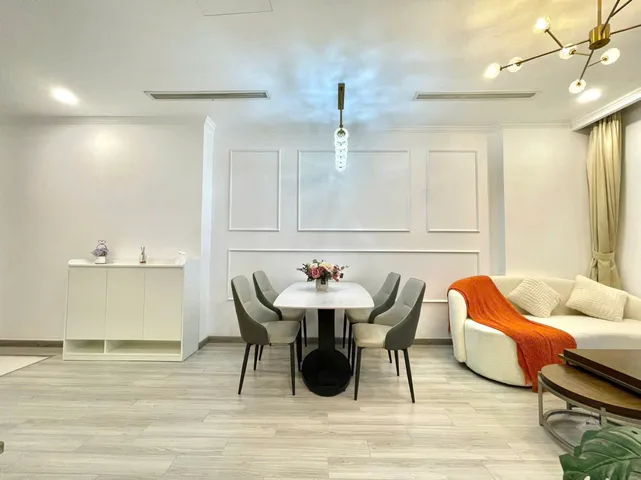 1 Phòng ngủ căn hộ Vinhomes Central Park cho thuê tòa Landmark Plus nội thất hiện đại