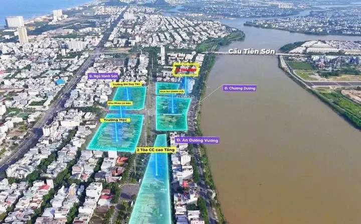 ĐẤT ĐẸP 2 MẶT TIỀN HOÀI THANH & HÀM TỬ - VỊ TRÍ ĐẸP GIÁ TỐT