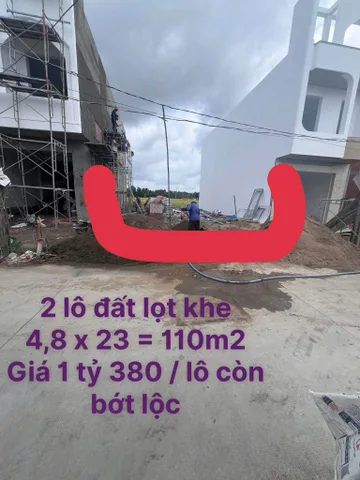 Bán Đất 111m2 có sẵn 111 m2 thổ cư giá 1.38 tỷ tại Đường Nguyễn Hữu trí Xã Tân Bửu Huyện Bến Lức Long An