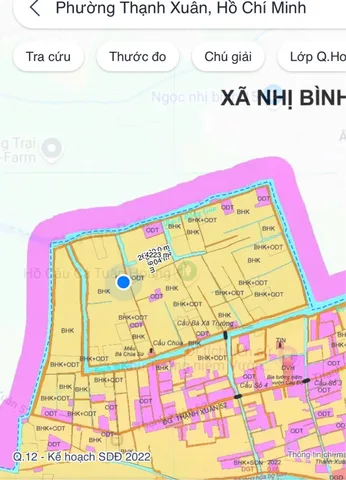 BÁN GẤP 1.200M² ĐẤT THẠNH XUÂN 52 Q12 (22X54.5M) SỔ RIÊNG CÁCH SÔNG VÀM THUẬT 200M GIÁ CHỈ 5.7 TỶ (~4.75TR/M²) TL