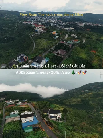 🌲Bán lô đất nghỉ dưỡng 264m Xuân Trường- Đà Lạt🌲7 tỷ 5 full XD- KQH Trường Xuân- View điện gió Cầu Đất