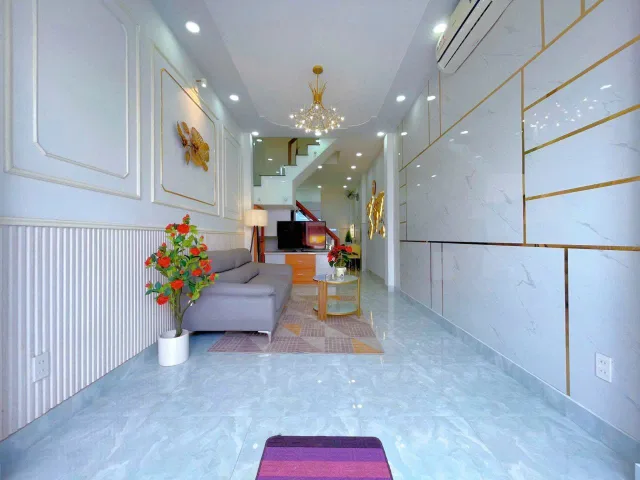 Nhà 3 lầu sân thượng mặt tiền Đường Số 8 gần Công Viên Làng Hoa Gò Vấp, Bán gấp 8,x tỷ. Thu nhập 20 triệu.