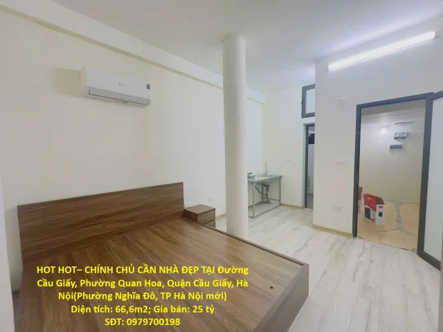 HOT HOT– CHÍNH CHỦ CẦN NHÀ ĐẸP TẠI Phường Quan Hoa, Quận Cầu Giấy, Hà Nội