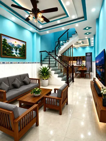 Bán nhà 2 tầng - Hồ Học Lãm - Bình Tân - DT: 60m² - Nhà mới, ở ngay