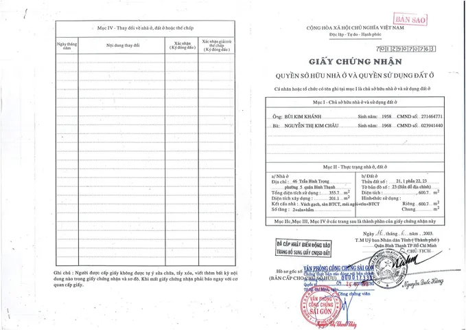Bán Nhà Mặt Tiền 46 Trần Bình Trọng, Phường 5, Bình Thạnh
