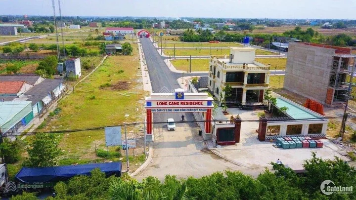 Bán Đất 72m2 thổ cư giá 980tr đường Nguyễn Trung Trực Xã Long Cang Huyện Cần Đước Long An