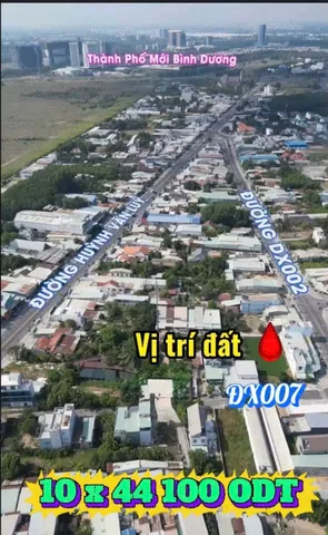 Bán Đất Mt Dx007 Phú Mỹ gần trung tâm TP.Mới 421.8m2 có sẵn 100 m2 thổ cư giá 10.1 tỷ tại Phường Phú Mỹ Thành phố Thủ Dầu Một Bình Dương