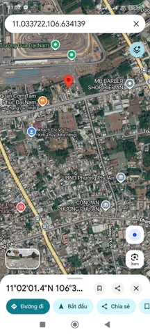 Bán Đất sát bền KDL Đại Nam,1/Lê Chí Dân 100m2 có sẵn 60 m2 thổ cư giá 1.79 tỷ tại Phường Hiệp An Thành phố Thủ Dầu Một Bình Dương