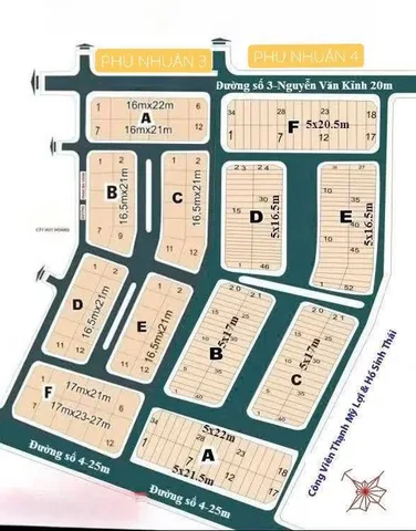 Bán đất Phú Nhuận 4 TML - lô B diện tích 5x18m, sổ đỏ trao tay, vị trí đẹp gần công viên hồ sinh thái (0989373766)