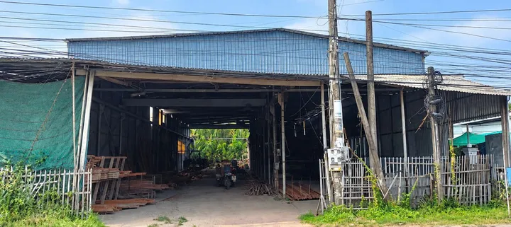 Cho thuê Kho, nhà xưởng 1200m2 giá 15 triệu tại Xã Đại Điền Huyện Thạnh Phú Bến Tre