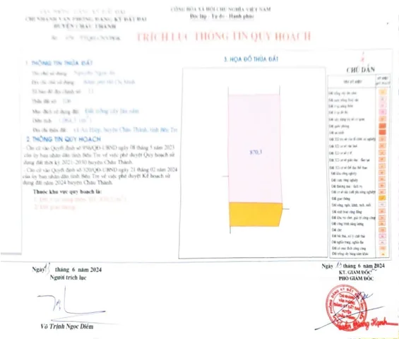 Bán 2.8795m2 quy hoạch đất ở, có sẵn 400 m2 thổ cư, giá 10.37 tỷ mặt tiền tỉnh lộ 883 lộ giới 45m, Xã An Hiệp, Huyện Châu Thành, Bến Tre