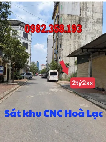 Bán nhanh trong tuần mảnh đất đẹp sát khu công nghê cao Hoà Lạc giá chỉ 2 tỷ