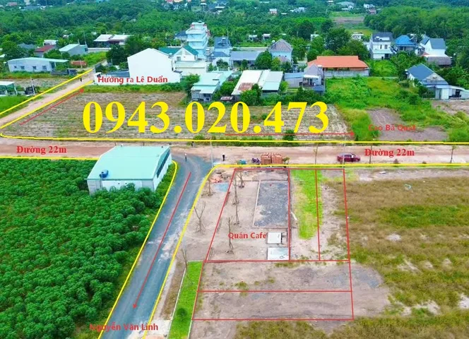 Bán Đất 460m2 có sẵn120m2 thổ cư giá 650 triệu tại Đường Lê Duẩn Phường Chơn Thành Đồng Nai