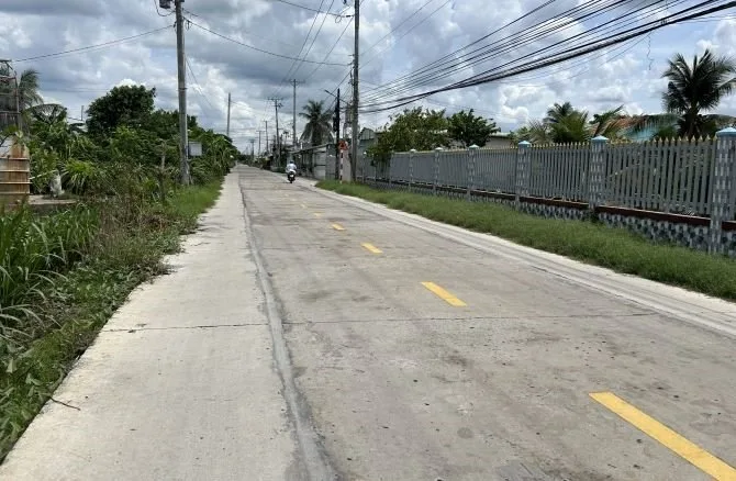 Bán Đất 125m2 có sẵn 125 m2 thổ cư giá 850 triệu tại Xã Vĩnh Công Huyện Châu Thành Long An