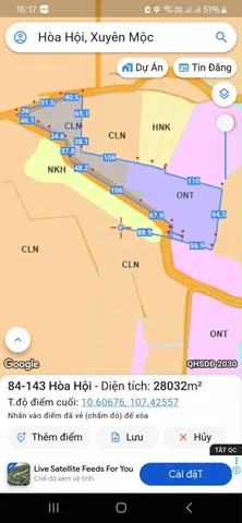 Bán 3ha đất full hồng. Xã hòa hội  giá tốt cho nhà đầu tư