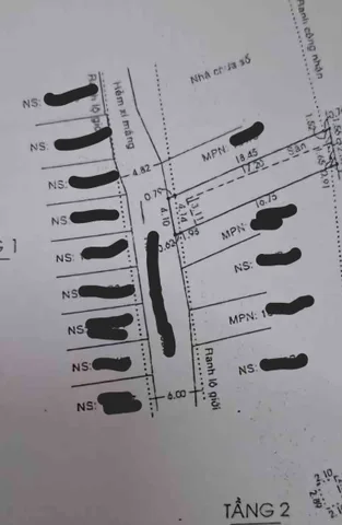 Bán đất có sẵn nhà cũ 2 tầng - Kinh Dương Vương - An Lạc - DT: 77.4m²