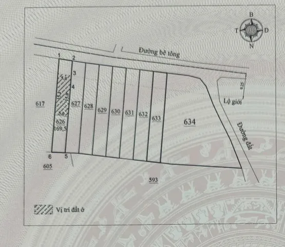 Bán Đất 170m2 có sẵn 75 m2 thổ cư giá 1.1 tỷ tại Xã Bảo Thuận Huyện Di Linh Lâm Đồng