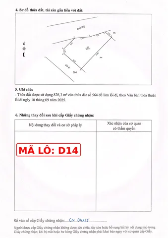 Bán Đất 67.7m2 full thổ cư giá 200 triệu - Huyện Lạc Thủy Hòa Bình - duy nhất lô F0