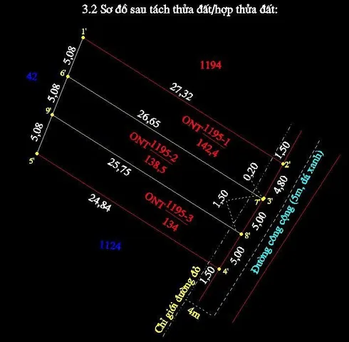 Bán Đất 142m2 có sẵn 142 m2 thổ cư giá 1.3 tỷ tại Đường Nguyễn Hữu trí Xã Tân Bửu Huyện Bến Lức Long An