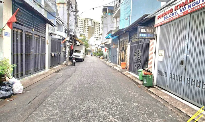 Hương lộ 2 nhà 4 tầng, hẻm xe tải chỉ hơn 7ty