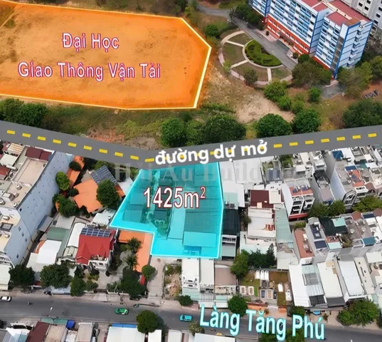 Bán 1426m2_45Triệu/m2_HXH Ngay Làng Tăng Phú_Tăng Nhơn Phú A_Quận 9_Ngang 20M_Đang KD Quán Sân vườn