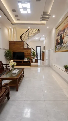 Bán Nhà riêng MTKD 82m2 có sẵn 82 m2 thổ cư giá 6.6 tỷ tại Đường Nguyễn Thị Minh Khai Phường Tân Đông Hiệp Thành phố Dĩ An Bình Dương.nhà 3 tầng full nội thất