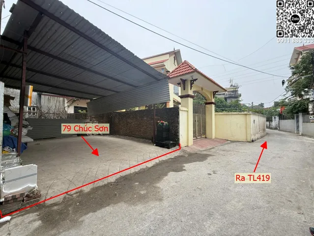 Bán đất TT Chúc Sơn Phường Chương Mỹ, 79m2 ô tô đỗ, Giá cực Tốt do chủ cần bán