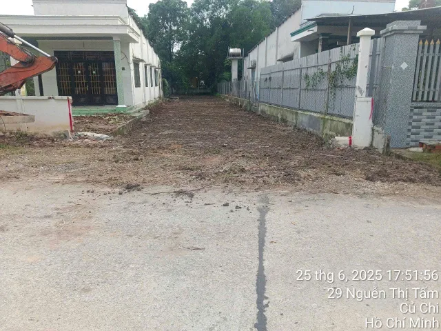 Bán Đất 441.2m2 có sẵn 413 m2 thổ cư giá 2.73 tỷ tại đường Nguyễn Thị Tấm Xã Phước Thạnh Huyện Củ Chi TP. Hồ Chí Minh