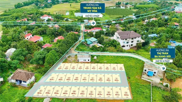 Bán Đất 68m2 có sẵn 68 m2 thổ cư giá 390 triệu tại Xã Mi Hòa Huyện Kim Bôi Hòa Bình