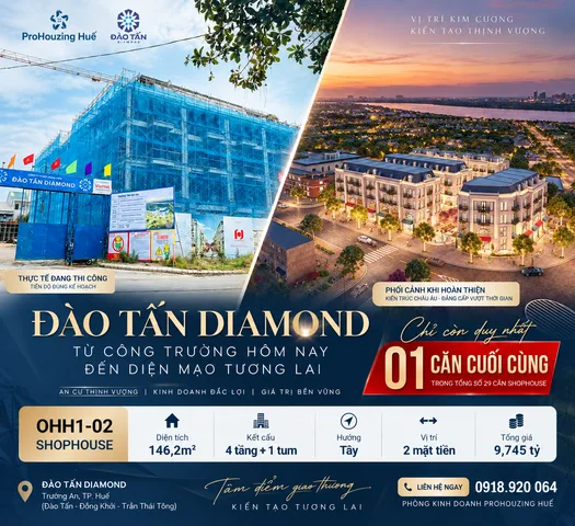 🏗️ ĐÀO TẤN DIAMOND – TỪ CÔNG TRƯỜNG HÔM NAY ĐẾN DIỆN MẠO NGÀY MAI