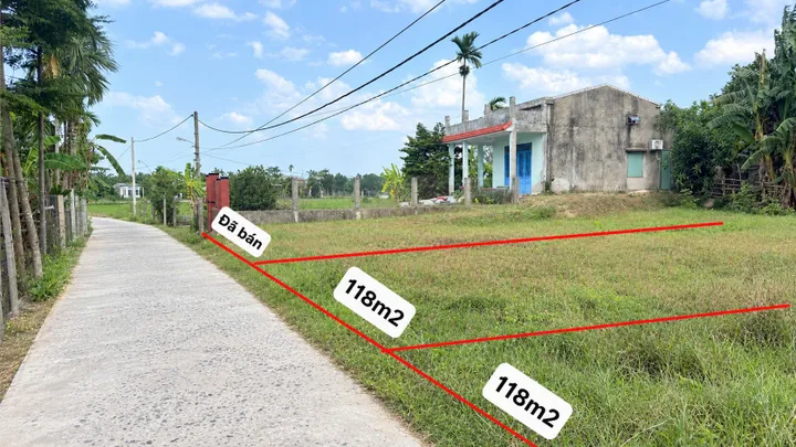 Lô Điện Bàn đường quy hoạch 7m chỉ cần trả trước 3XX