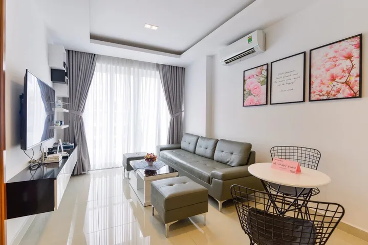 Cho Thuê Gấp Căn Hộ 2PN Sông Đà Tower, 14B Kỳ Đồng - Trung Tâm Quận 3 - Nội Thất Cao Cấp