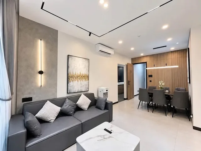 Giá đáy! 56m2 Phan văn Trị sổ hồng 2 tỷ 240 lầu 9 hướng hồ bơi full nội thất