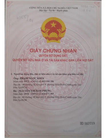 Bán Nhà Mặt Tiền 21 Lê Quang Định, Phường 14, Quận Bình Thạnh