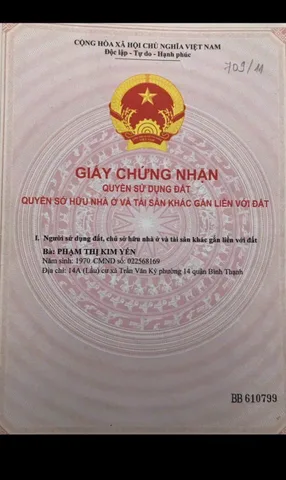 Bán Nhà Mặt Tiền 308A Lê Quang Định, Phường 11, Quận Bình Thạnh