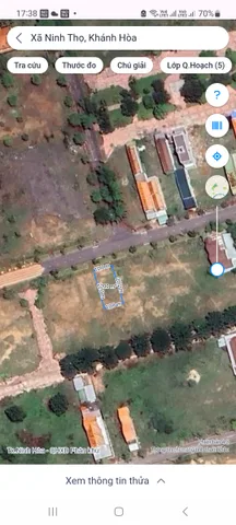 Bán Đất 200m2 có sẵn 200 m2 thổ cư giá 3 tỷ tại Xã Ninh Thọ Thị xã Ninh Hòa Khánh Hòa