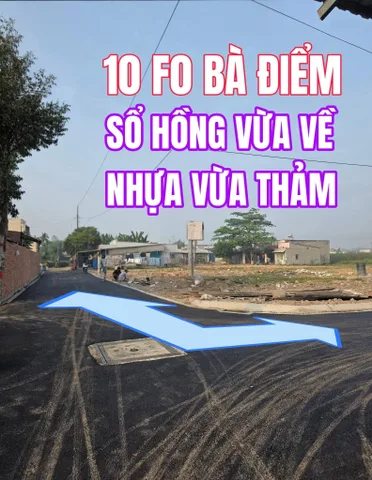 🟥Bán Đất lô góc đẹp 2 MT rẻ thế không biết 100m2 có sẵn 90 m2 thổ cư giá 3.85 tỷ tại Đường Bà Điểm 4 Xã Bà Điểm nhanh mới kịp