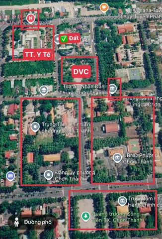 💥 Đất Thuộc ✅ TRUNG TÂM HÀNH CHÍNH P. CHƠN THÀNH 💥 NGANG 9M