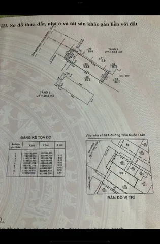 Bán Nhà Mặt Tiền 57A Trần Quốc Toản, P8, Q3