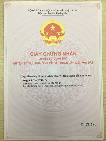 Bán Nhà Mặt Tiền 4 Trần Nhật Duật, Tân Định, Quận 1