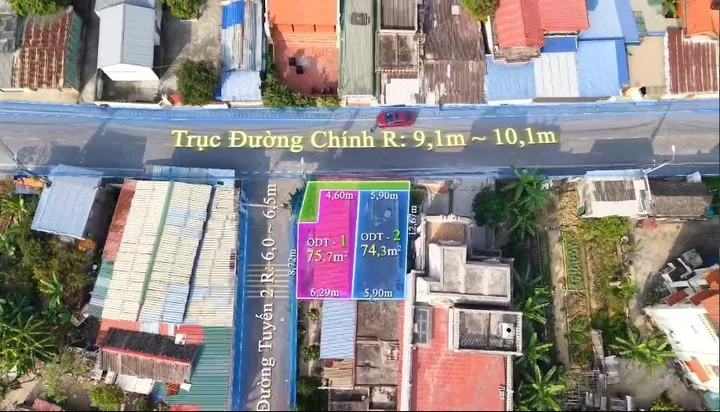 09.2028.Bán lô góc 75m2 mặt đường liên xã giá 1.9 tỷ tại Xã Phù Ninh Huyện Thuỷ Nguyên Hải Phòng. liên hệ 0362558882