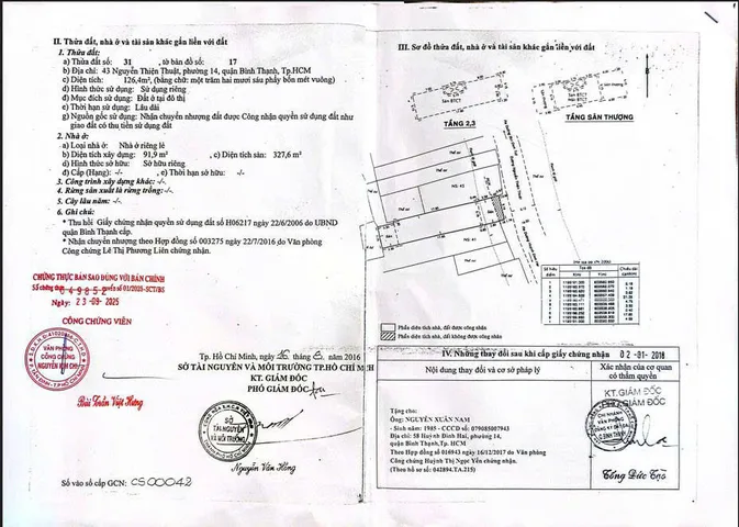 Bán Nhà Mặt Tiền 43 Nguyễn Thiện Thuật, P14, Bình Thạnh