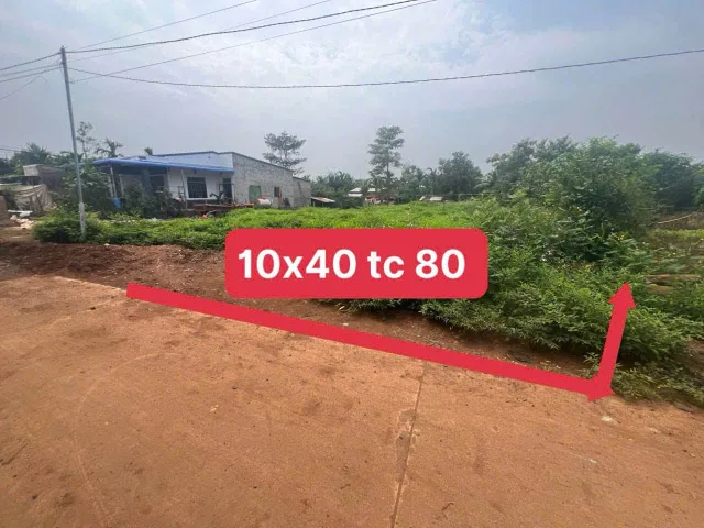 Bán Đất 400m2 có sẵn 80 m2 thổ cư giá 345 triệu tại Xã Dray Bhăng Huyện Cư Kuin Đắk Lắk